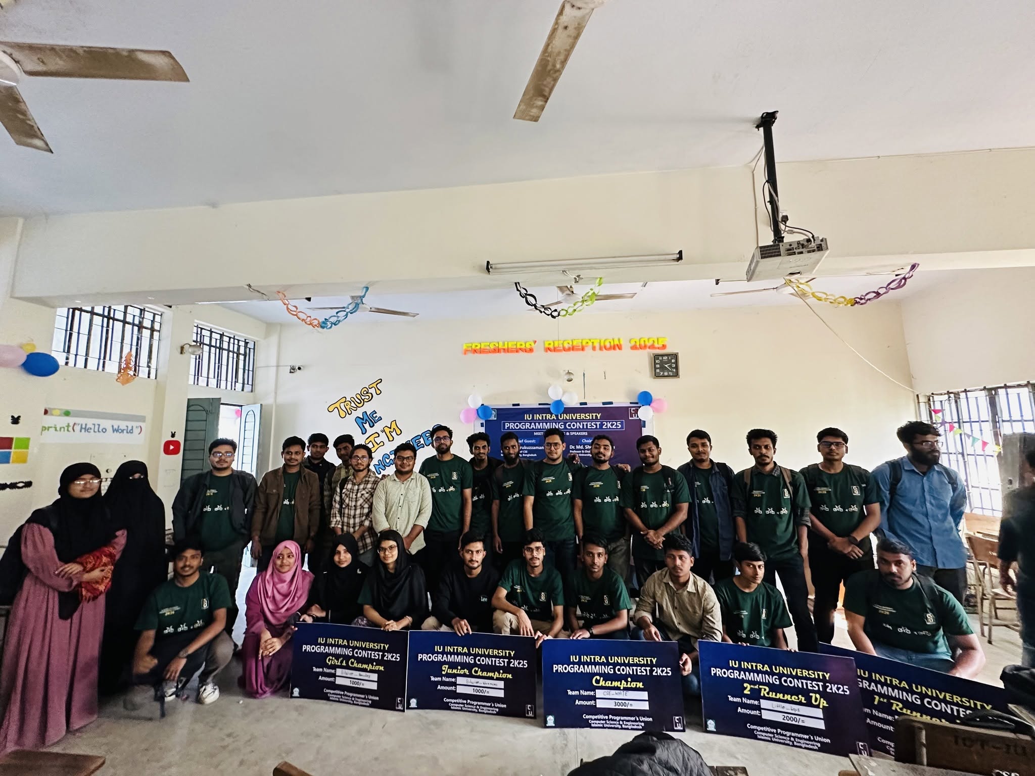 Programming contest champions of 2025